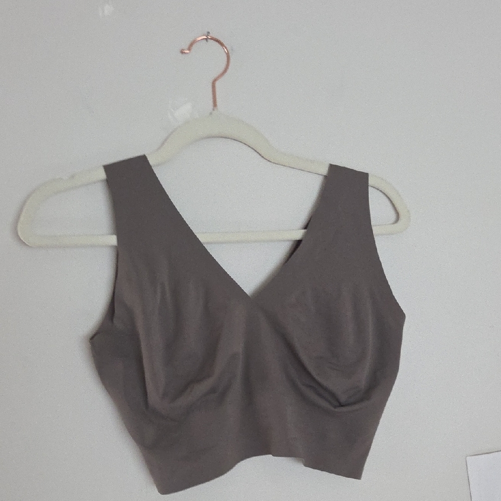 TRUE Taupe Bralette 1X NWOT